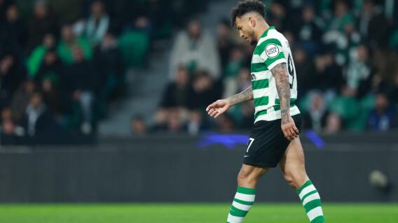 Luis Javier Suárez, delantero y figura en Sporting Lisboa.