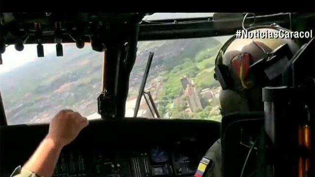 Helicóptero ‘ángel’ de la FAC, preparado para asistir al papa en caso de emergencia