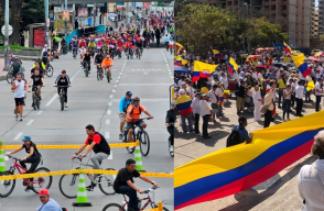 Ciclovía vs marchas
