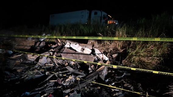 Accidente de bus que llevaba migrantes en Panamá Accidente de bus que llevaba migrantes en Panamá