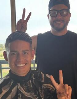 El barbero de James Rodríguez