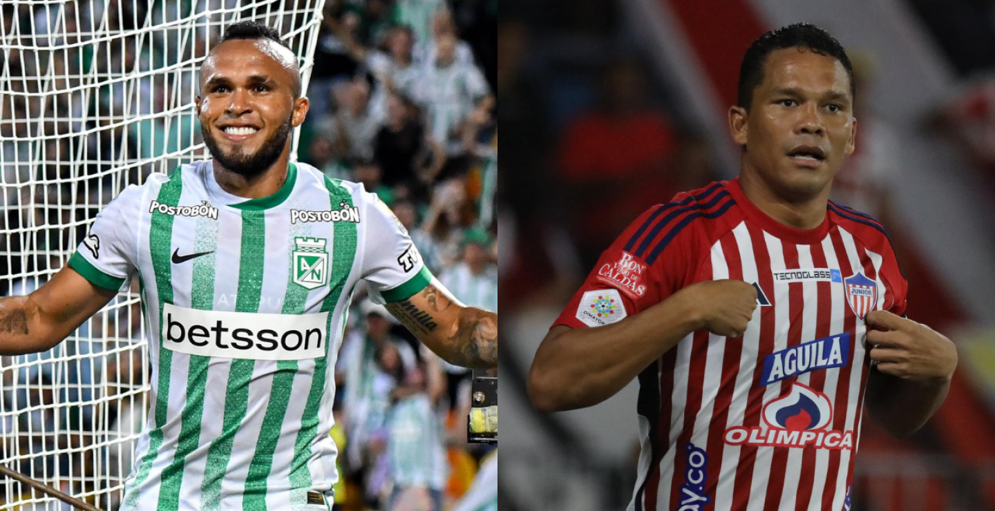 Atlético Nacional y Junior de Barranquilla juegan por la fecha 20 de la Liga BetPlay I-2025