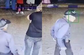 Hombre mayor apuñaló a dos personas en la Terminal del Salitre: agresión quedó en video