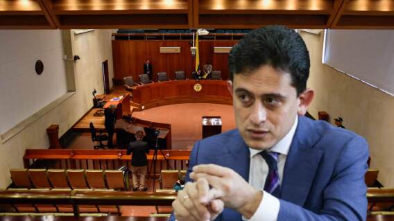 Luis Carlos Reyes estuvo en varias sesiones ante la Corte Suprema hablando sobre supuestas "presiones".