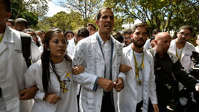 En medio de protestas, Juan Guaidó dio detalles de su conversación con Trump En medio de protestas, Juan Guaidó dio detalles de su conversación con Trump