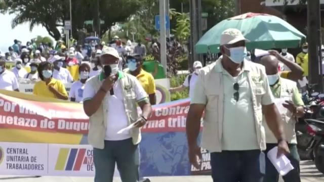 Manifestaciones en Quibdó