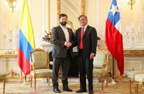 Reunión entre Gustavo Petro y el presidente de Chile, Gabriel Boric.