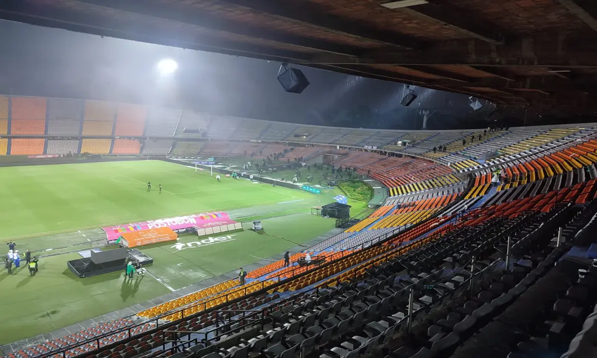 Partido pospuesto: Atlético Nacional vs Deportes Tolima debido a lluvias