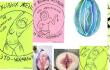 21434_Dibujos de vaginas / FOTO: Twitter