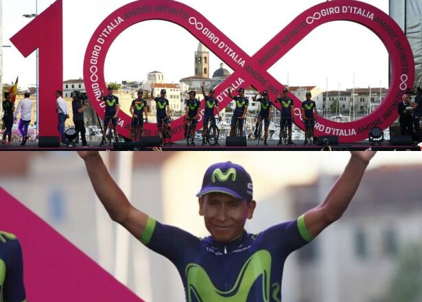 283353_BLU Radio. Nairo Quintana en el Giro / Foto: AFP