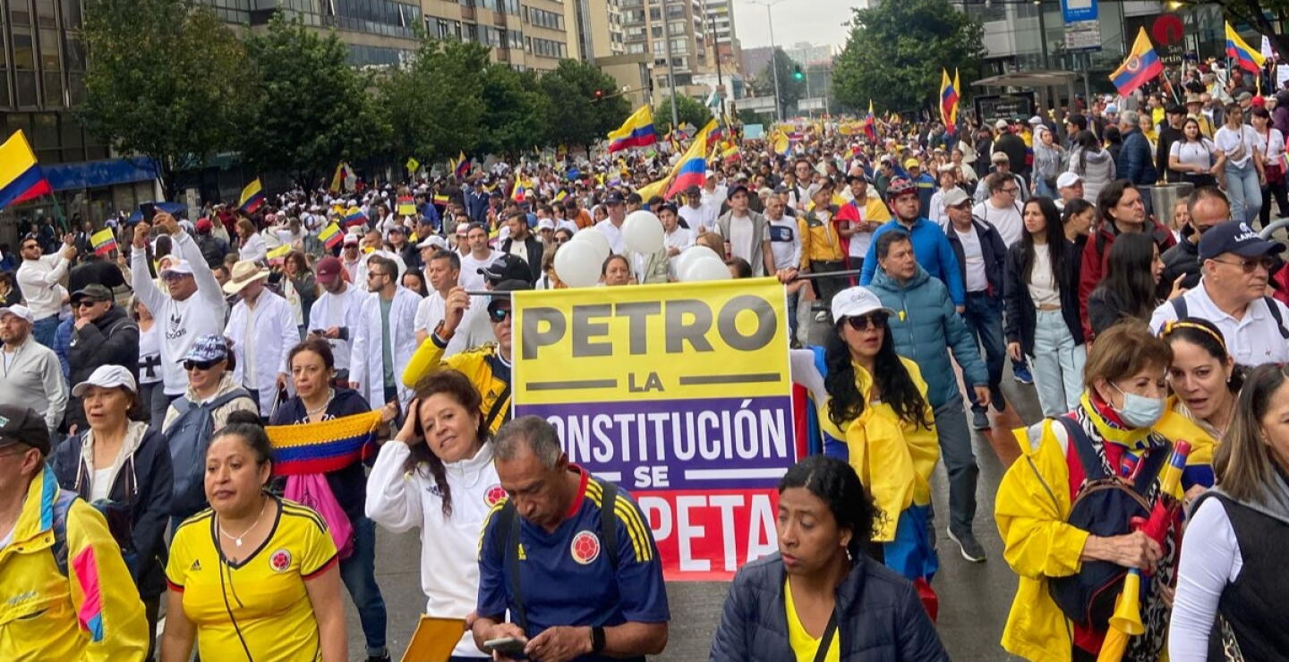 ¿Por qué hay marchas en Colombia hoy? Intervención de las EPS, una de las motivaciones