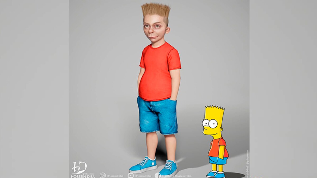 Como Serian Los Simpsons Si Fueran Humanos Impresionante! Artista recreó a Los Simpson en 3D y así se ven | Hablemos  del Cómic | CaracolTV