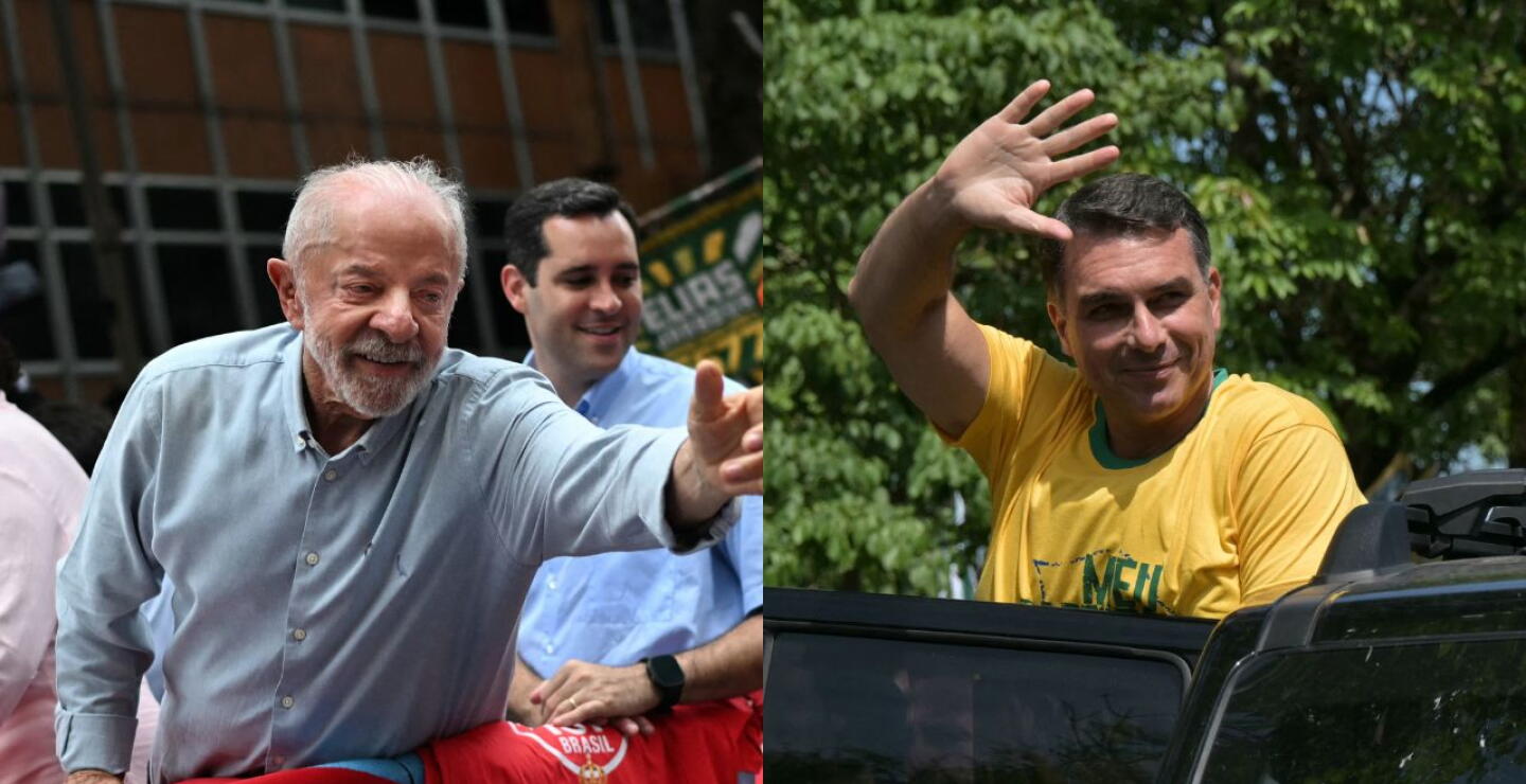 Elecciones en Brasil 2026: Lula da Silva y Flávio Bolsonaro cierran campaña con caravanas