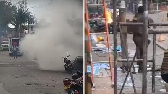 Explosión en Pindamó, Cauca Explosión en Pindamó, Cauca