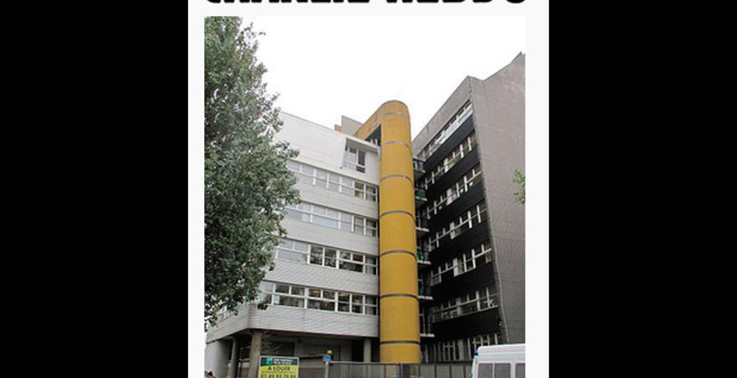 Así luce el edificio de Charlie Hebdo.