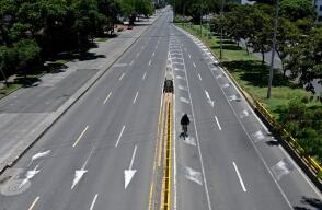 358800_Cuarentena en Colombia. Foto: AFP