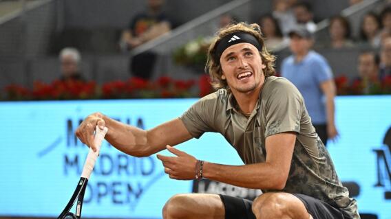 Alexander Zverev, tenista alemán. Alexander Zverev, tenista alemán.