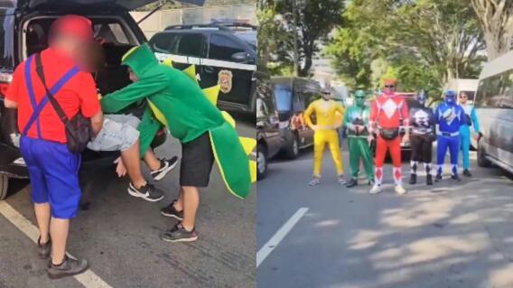 Policías disfrazados Policías disfrazados