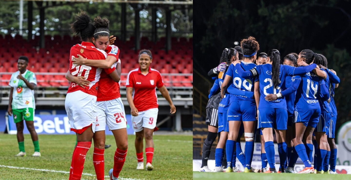 Santa Fe y Millonarios rivalizan en las semifinales de la Liga Femenina BetPlay 2026.