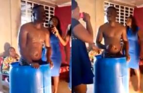 351497_BLU Radio. Pastor que hace tomar a seguidores agua con la que se bañó // Foto Instagram: captura de pantalla lindaikejiblogofficial