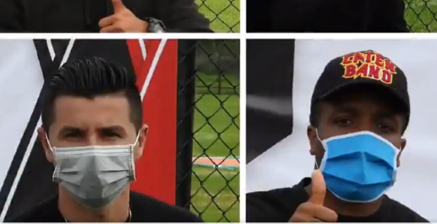 Omar Vasquez y Carlos Carbonero