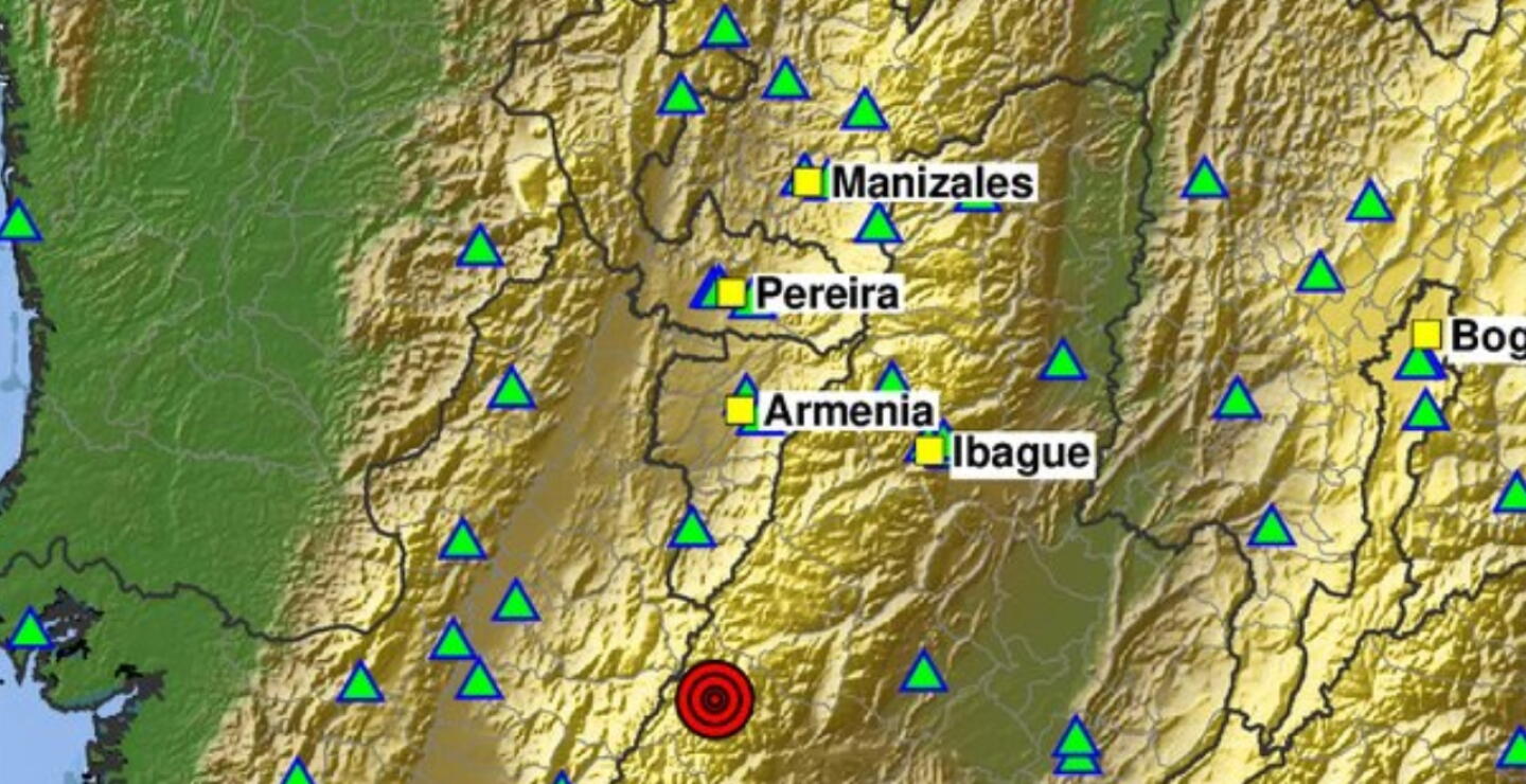 Tembló en Colombia: sismo de magnitud 3,9 fue reportado en Tolima este martes 6 de octubre