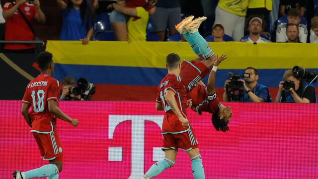 Festejo de gol de Juan Guillermo Cuadrado Festejo de gol de Juan Guillermo Cuadrado