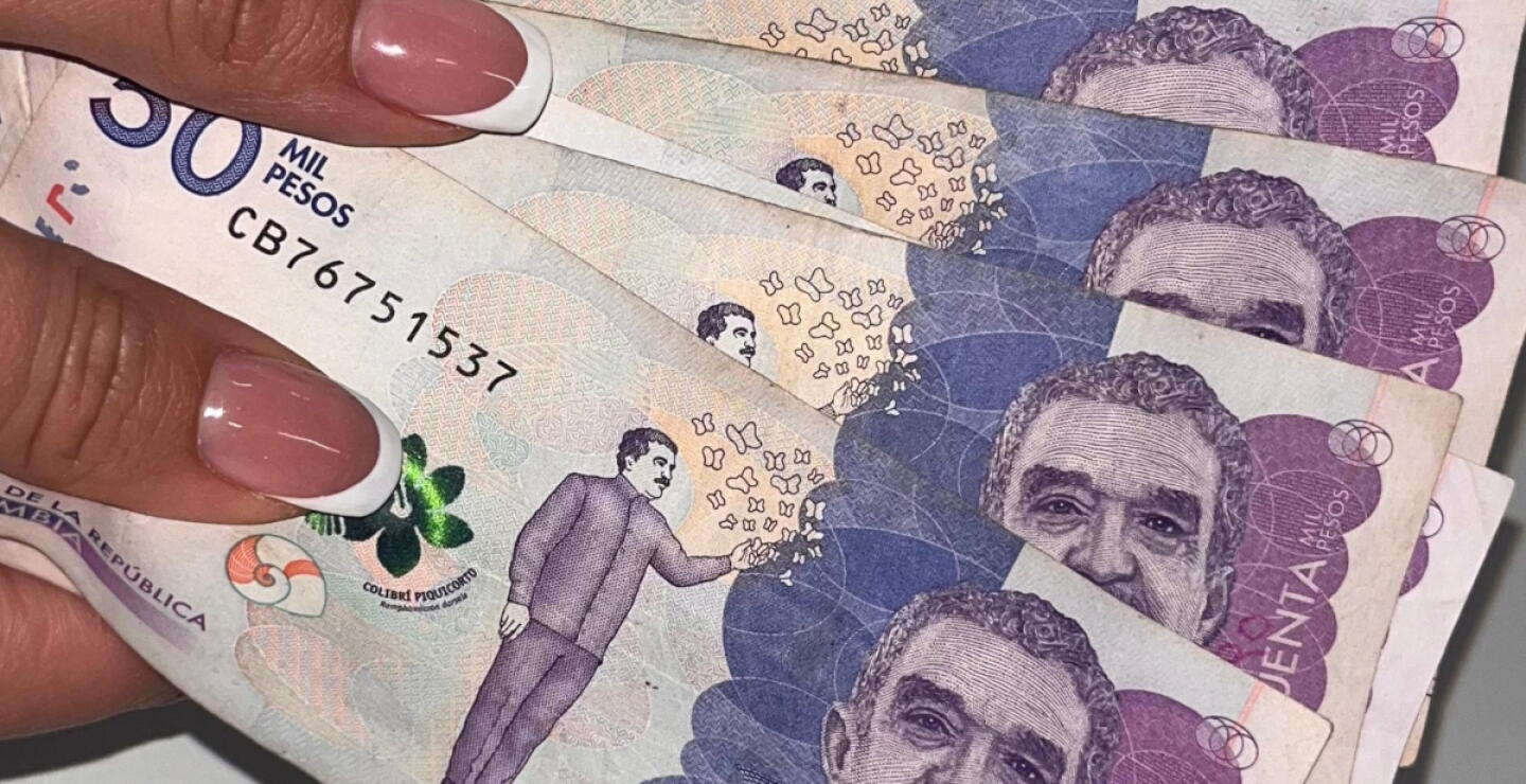 Billetes colombianos, economía colombiana. 