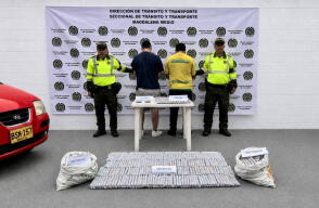 Incautan material explosivo en vías de Santander