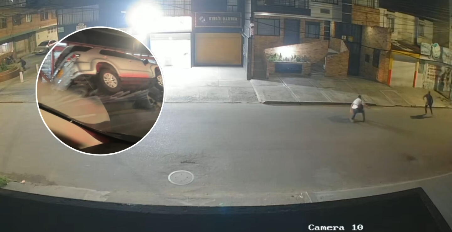 Robo de camioneta en Bogotá