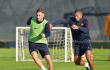 Francesco Totti en un entrenamiento en la Roma. 