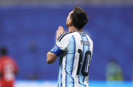 Lionel Messi, jugador de la Selección de Argentina
