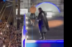 Bad Bunny y Arcángel en concierto