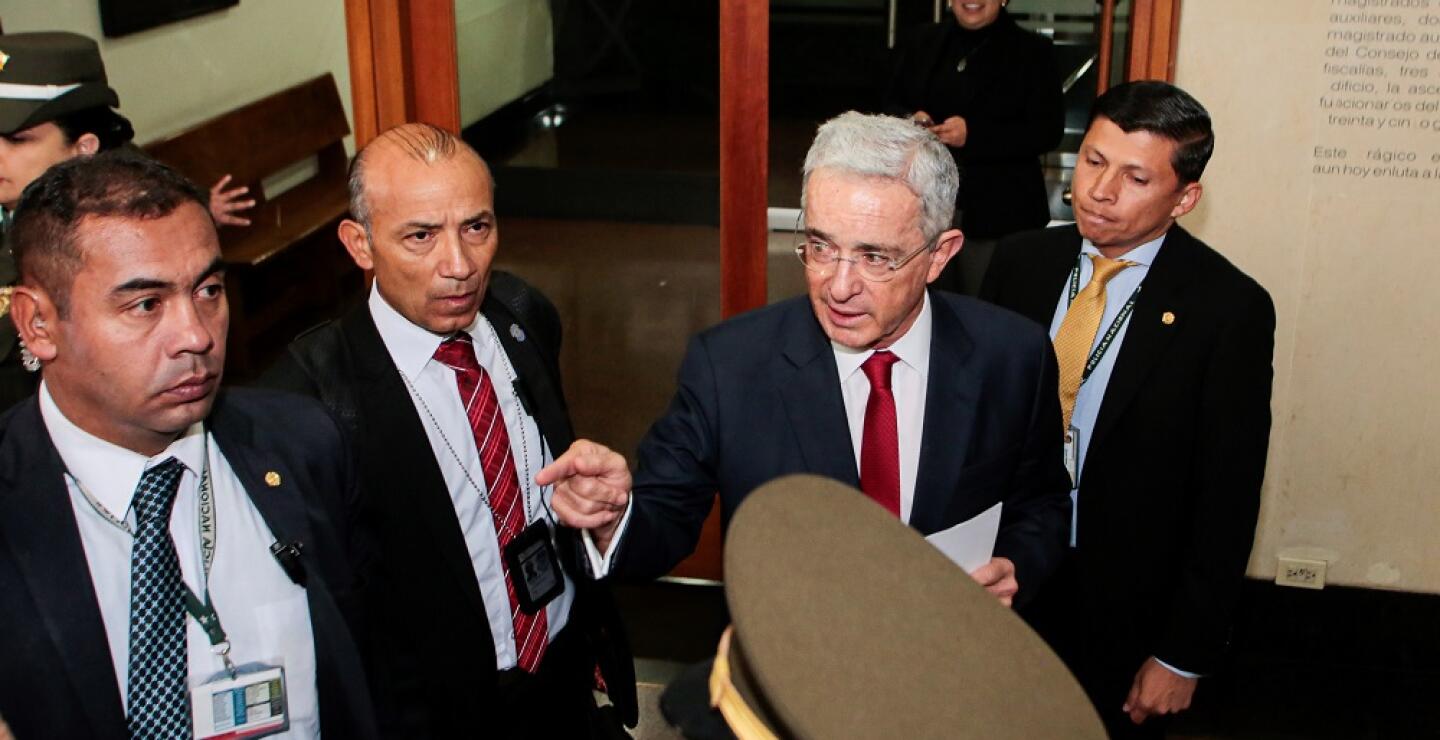 345379_Álvaro Uribe // Foto: AFP