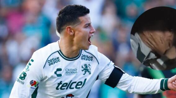 James Rodríguez besando a la modelo Luisa Duque. James Rodríguez besando a la modelo Luisa Duque.