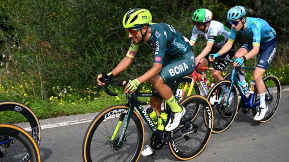 Daniel Felipe Martínez durante la Vuelta al Algarve 2024 Daniel Felipe Martínez durante la Vuelta al Algarve 2024