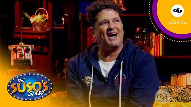 Carlos Vives juega con Suso en el programa. Carlos Vives juega con Suso en el programa.