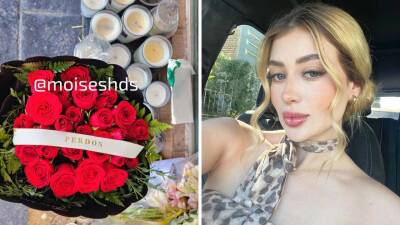 Misterioso regalo llegó a la peluquería de Valeria Márquez Misterioso regalo llegó a la peluquería de Valeria Márquez