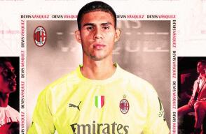 Devis Vásquez, arquero colombiano del Milan.