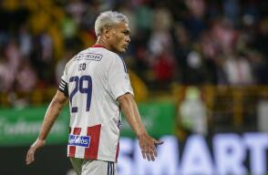 Teófilo Gutiérrez en La Equidad vs. Junior. Teófilo Gutiérrez en La Equidad vs. Junior.