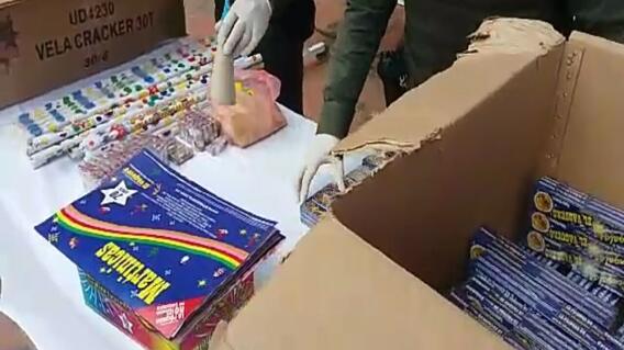 297284_Operativos pólvora / foto: Policía de Santander