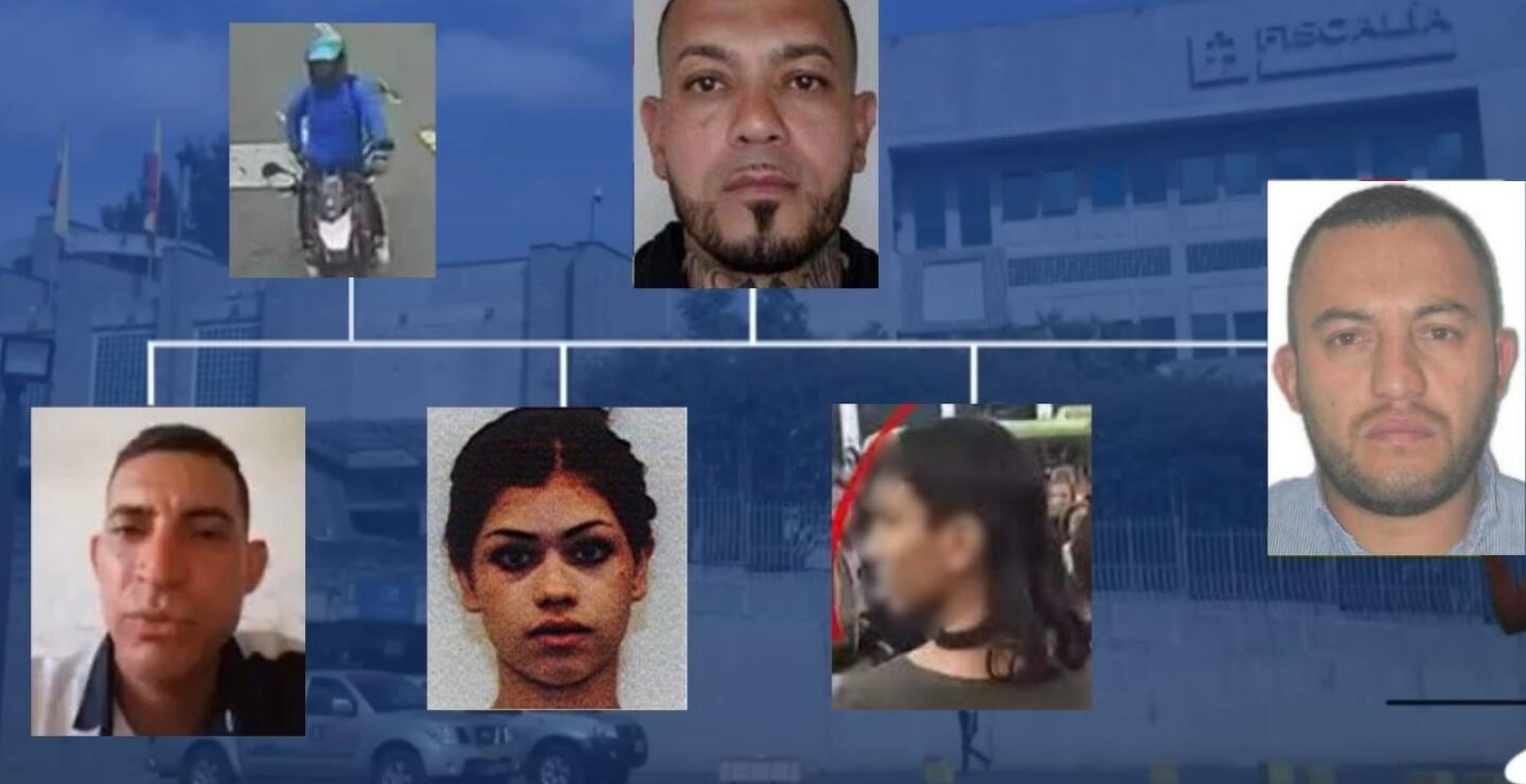 Los seis capturados por el atentado de Miguel Uribe Turbay