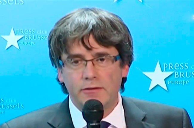 Desde Bélgica, Carles Puigdemont dice que no está huyendo ni pedirá asilo