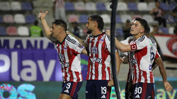 Junior de Barranquilla enfrentó a Internacional de Bogotá en Liga BetPlay II-2026.