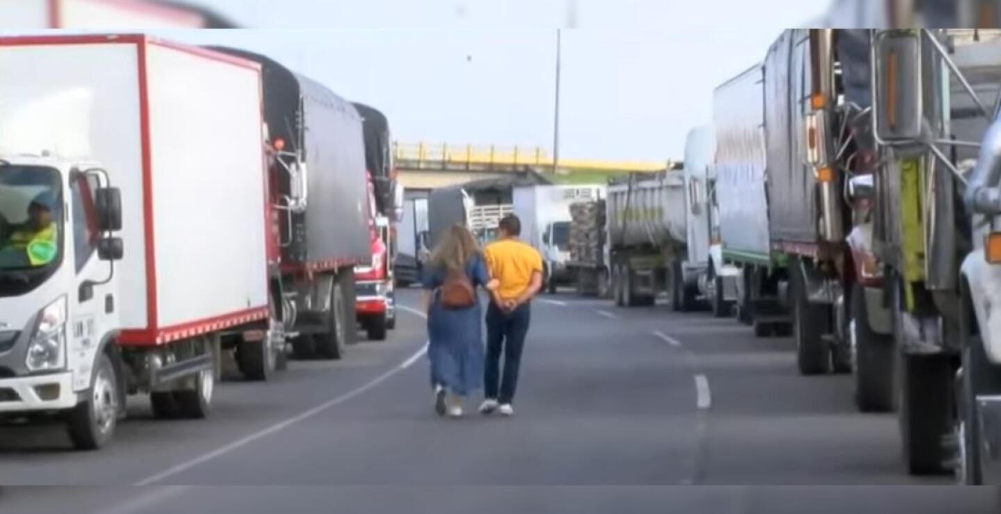 Siga en tiempo real los bloqueos del paro de camioneros en Bogotá con esta app