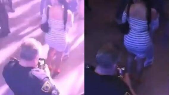 11894_Policía se mete en líos por tomarle foto a la cola de una mujer - La Kalle - Vídeo original de @HeyChalice 11894_Policía se mete en líos por tomarle foto a la cola de una mujer - La Kalle - Vídeo original de @HeyChalice