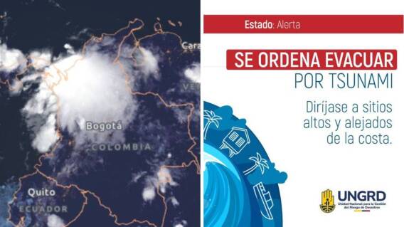 Alerta de tsunami en Colombia Alerta de tsunami en Colombia