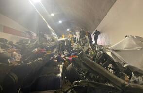 Accidente en vía La Línea Accidente en vía La Línea