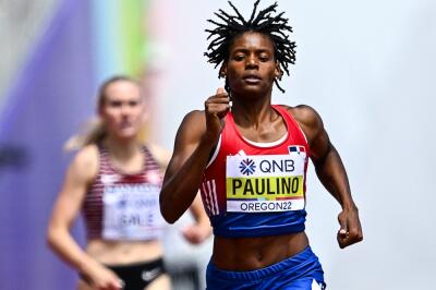 Marileidy Paulino, deportista dominicana, en acción Marileidy Paulino, deportista dominicana, en acción