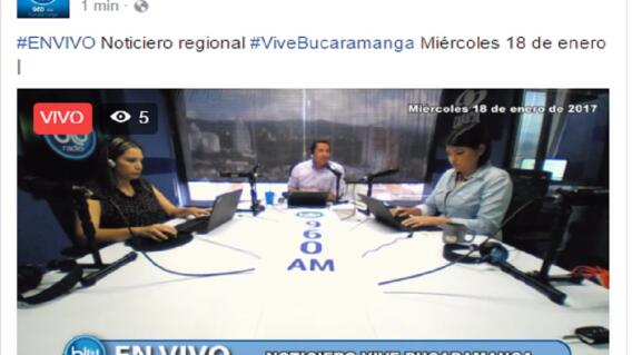 276736_Foto BLU Radio Bucaramanga